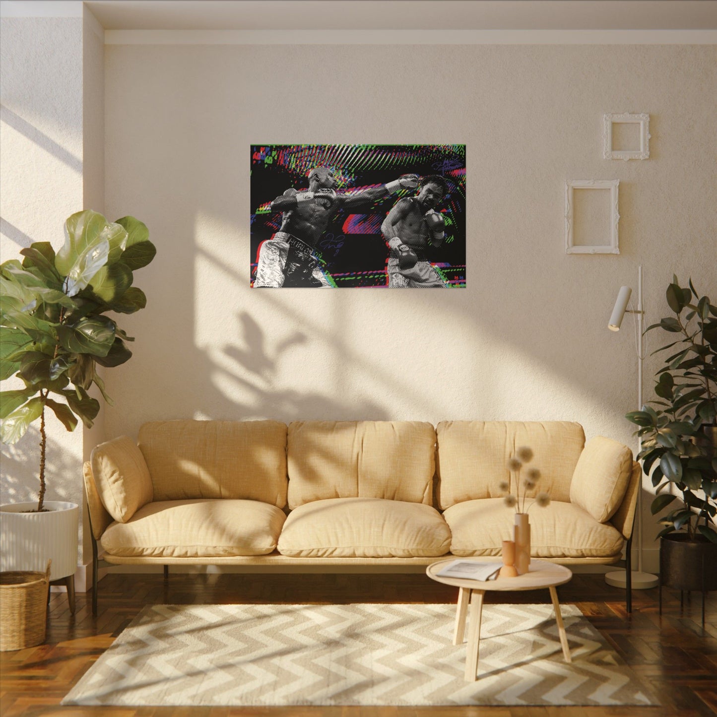 Floyd Mayweather vs Manny Pacquiao Canvas