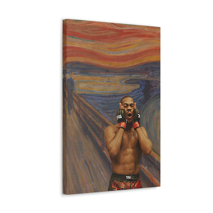 Jon Jones Scream Canvas