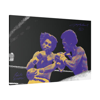 Roberto Durán vs Sugar Ray Robinson Canvas