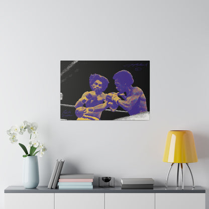 Roberto Durán vs Sugar Ray Robinson Canvas