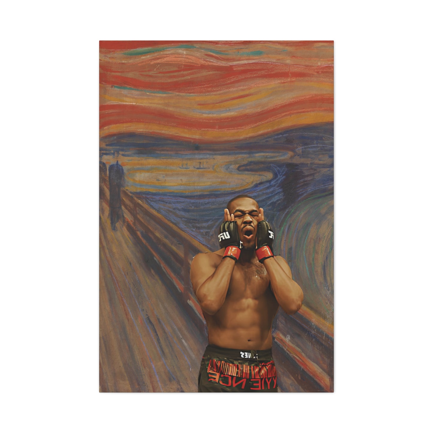 Jon Jones Scream Canvas