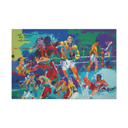 Leroy Neiman "The Rumble In The Jungle" Canvas