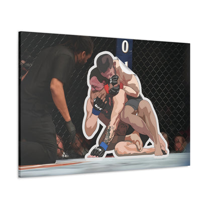 Khabib vs McGregor Sticker Canvas