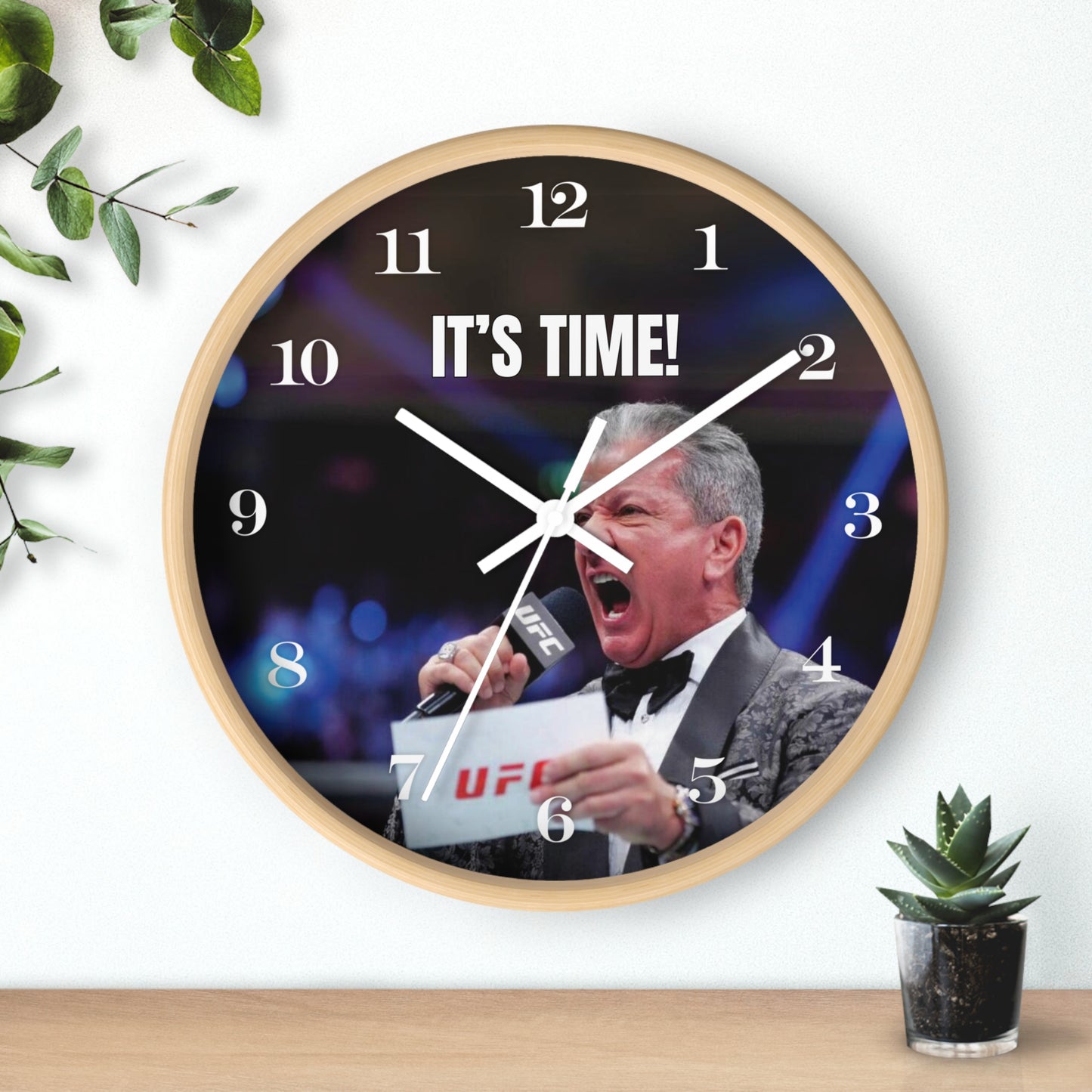 Bruce Buffer Wall Clock