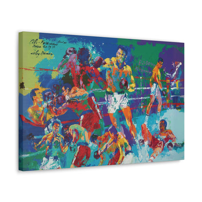 Leroy Neiman "The Rumble In The Jungle" Canvas