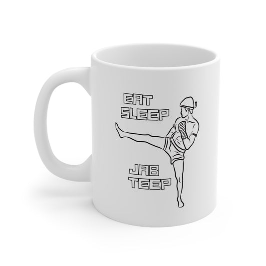 Eat Sleep Jab Teep Mug