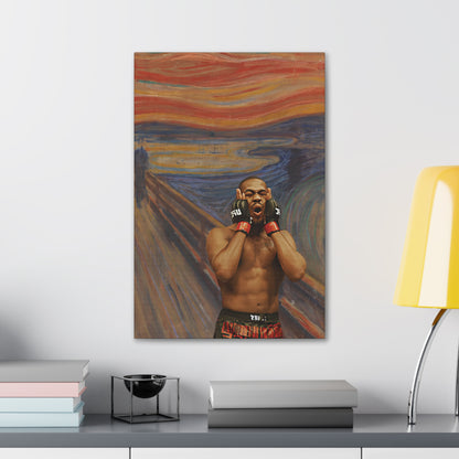 Jon Jones Scream Canvas