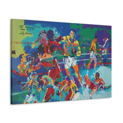 Leroy Neiman "The Rumble In The Jungle" Canvas