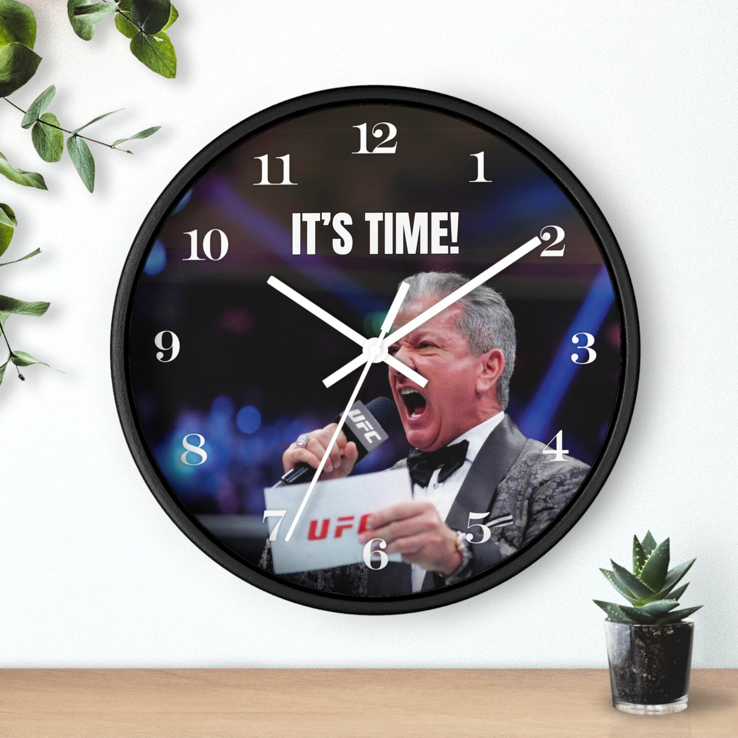 Bruce Buffer Wall Clock