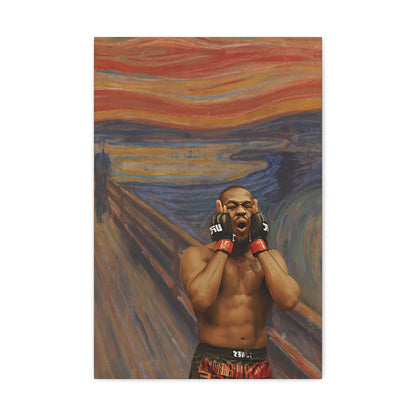 Jon Jones Scream Canvas