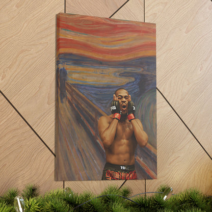 Jon Jones Scream Canvas