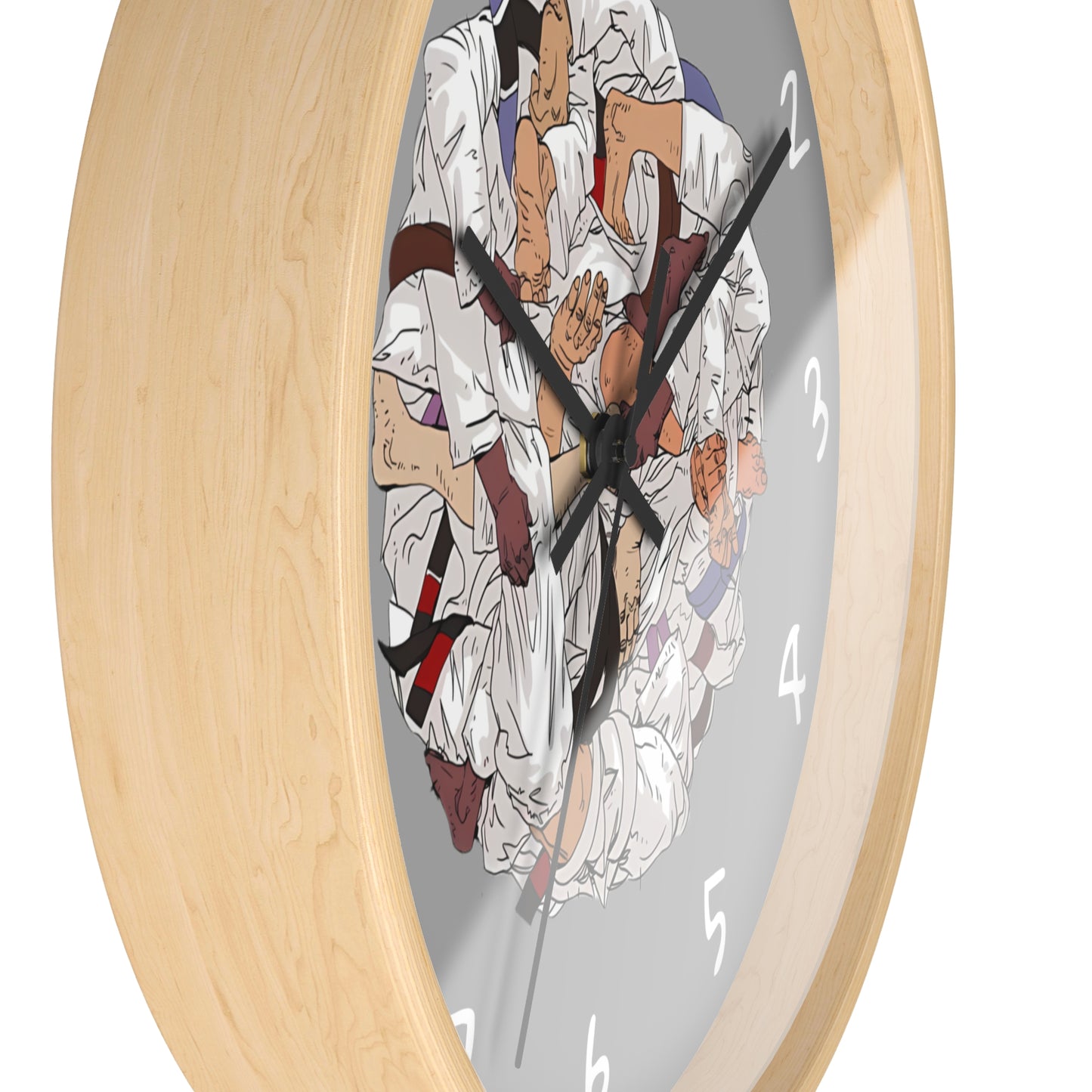 Jui Jitsu Wall Clock