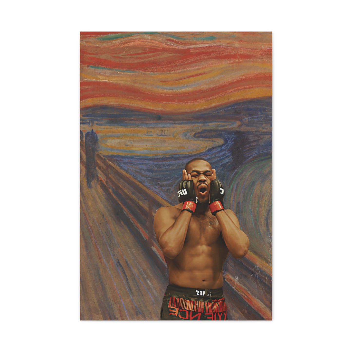 Jon Jones Scream Canvas