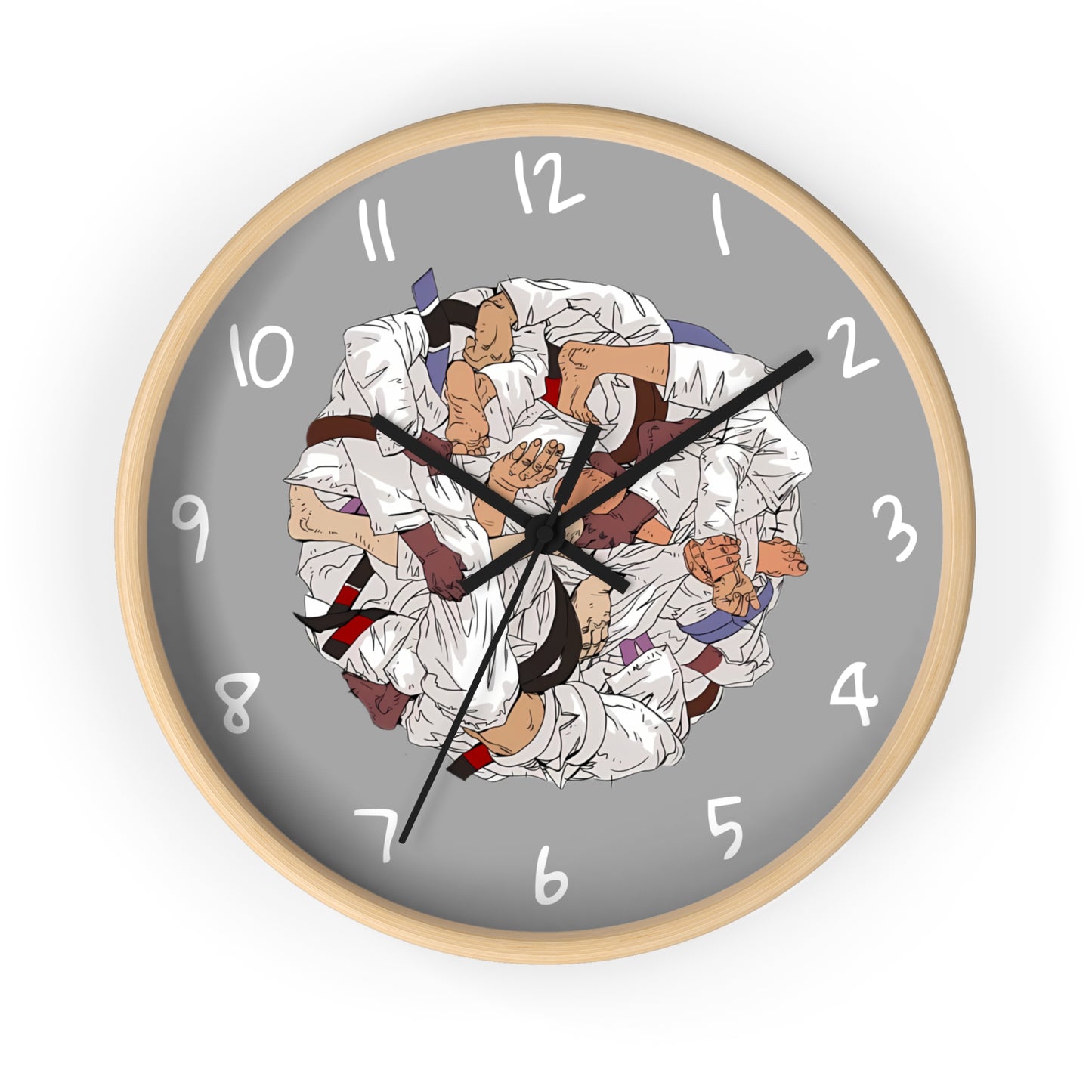 Jui Jitsu Wall Clock