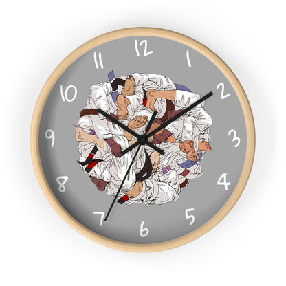 Jui Jitsu Wall Clock