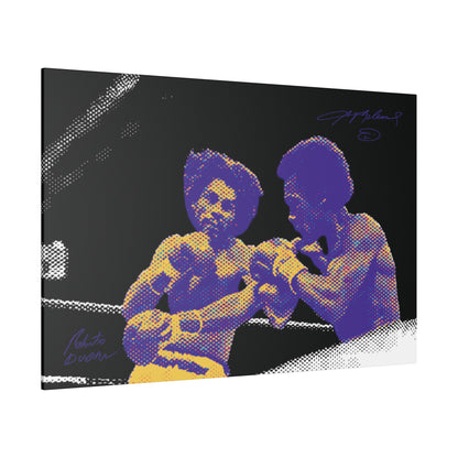 Roberto Durán vs Sugar Ray Robinson Canvas