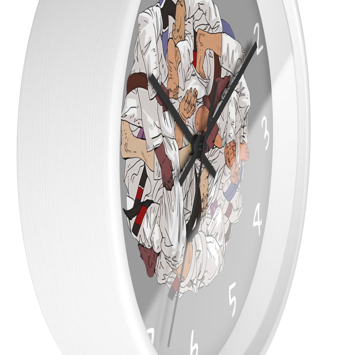 Jui Jitsu Wall Clock