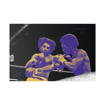 Roberto Durán vs Sugar Ray Robinson Canvas