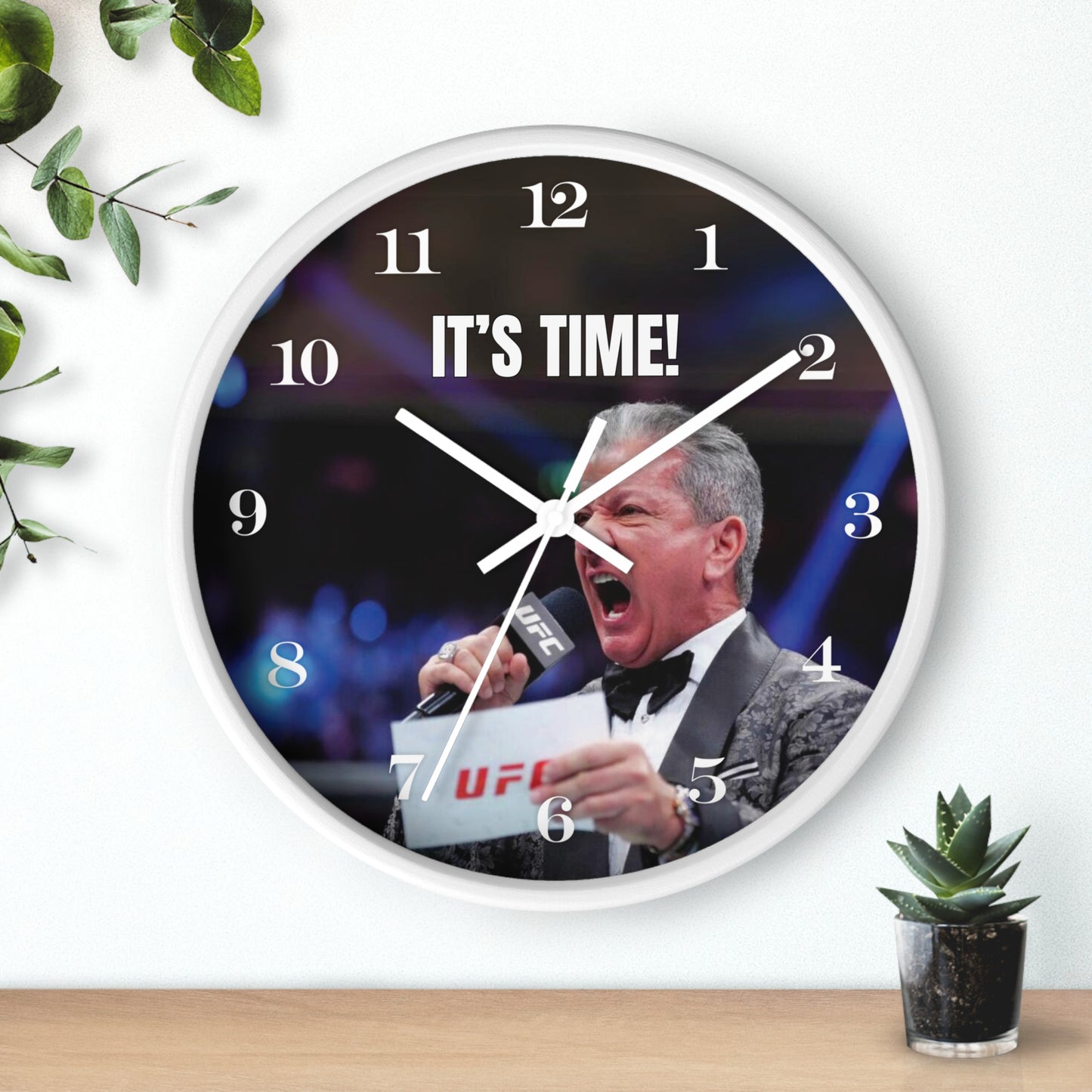 Bruce Buffer Wall Clock