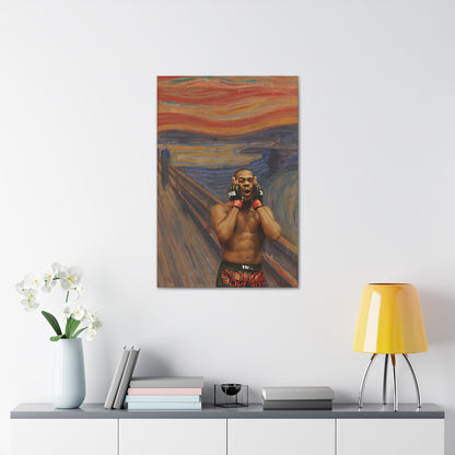 Jon Jones Scream Canvas