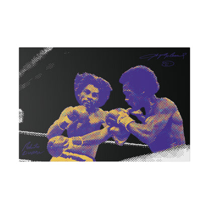 Roberto Durán vs Sugar Ray Robinson Canvas