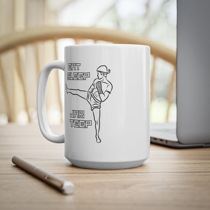 Eat Sleep Jab Teep Mug