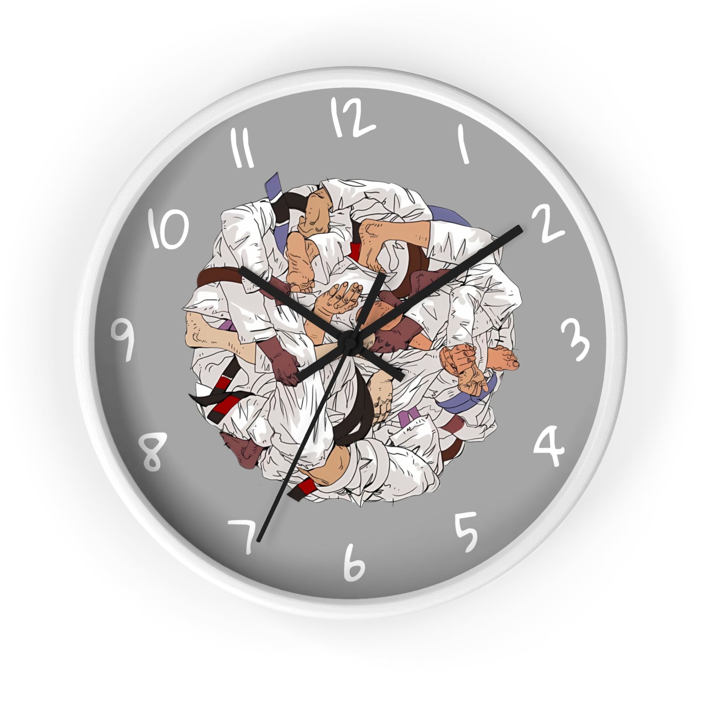 Jui Jitsu Wall Clock