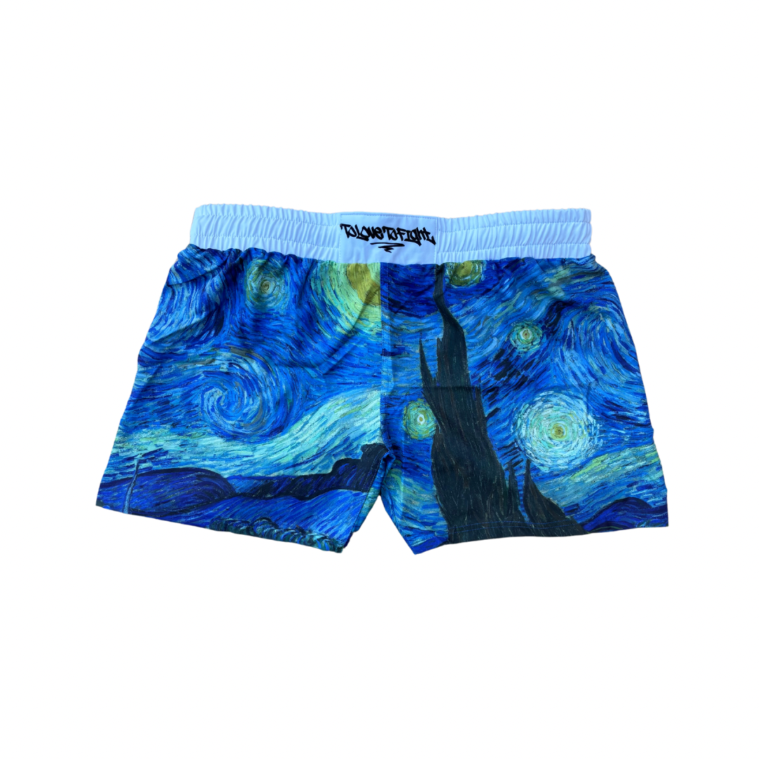 Fight Shorts - Starry Night