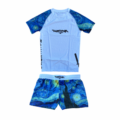 Fight Shorts & Rashguard Set - Starry Night