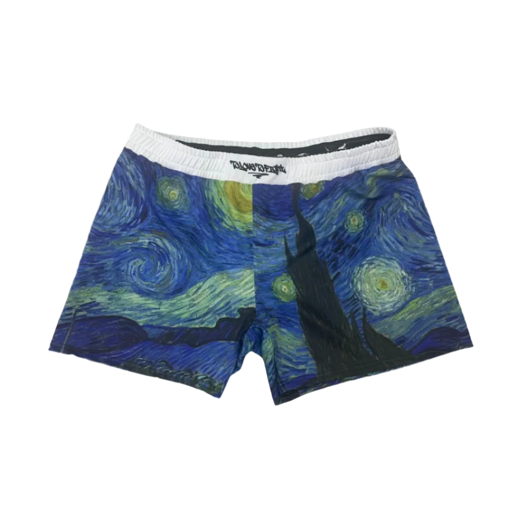 Fight Shorts - Starry Night